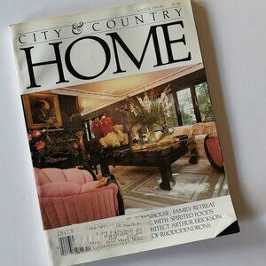 Winter 1984 City & Country Home Magazine Cdn Interior Design Arthur Erickson